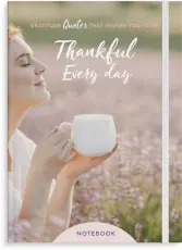 Notebook A5 Thankful every day