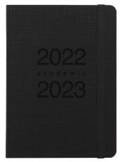 Kalender Letts Memo A6 svart studieåret 2022-2023
