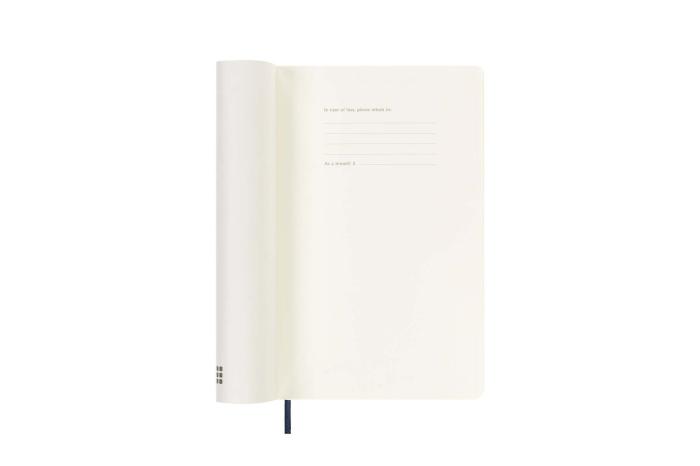 Moleskine Veckokalender L Soft Saphire blue 22/23