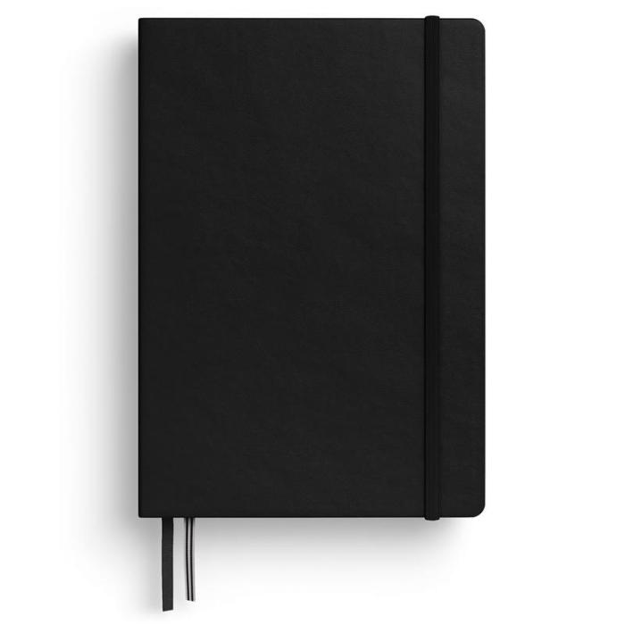 Leuchtturm Notebook A5 hard 411s Black Plain