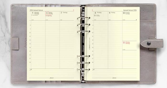 Filofax Dagbok A5 Vertikal 2026