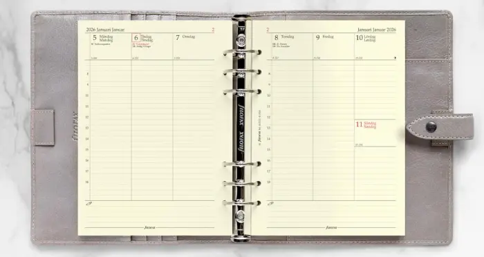 Filofax Dagbok A5 Vertikal 2026