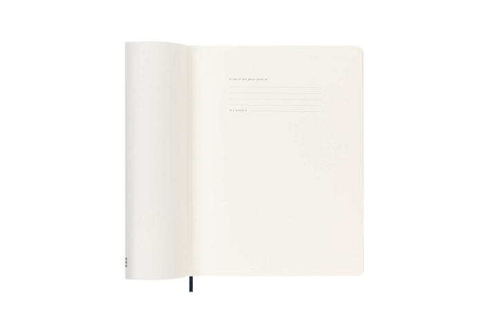 Moleskine Veckokalender XL Saphire Blue Mjuk 22/23
