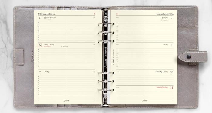 Filofax Dagbok A5 2026 v/u 