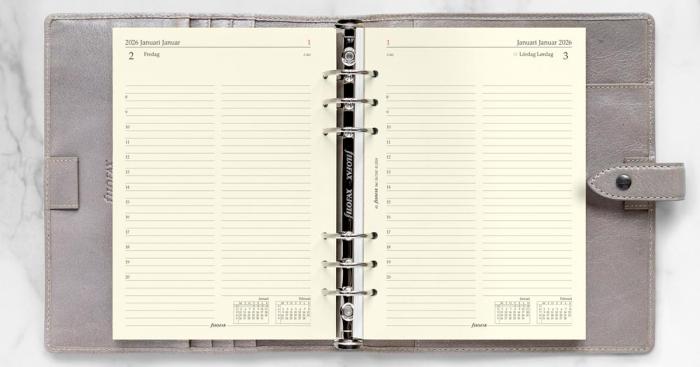 Filofax Dagbok A5 D/S 2026