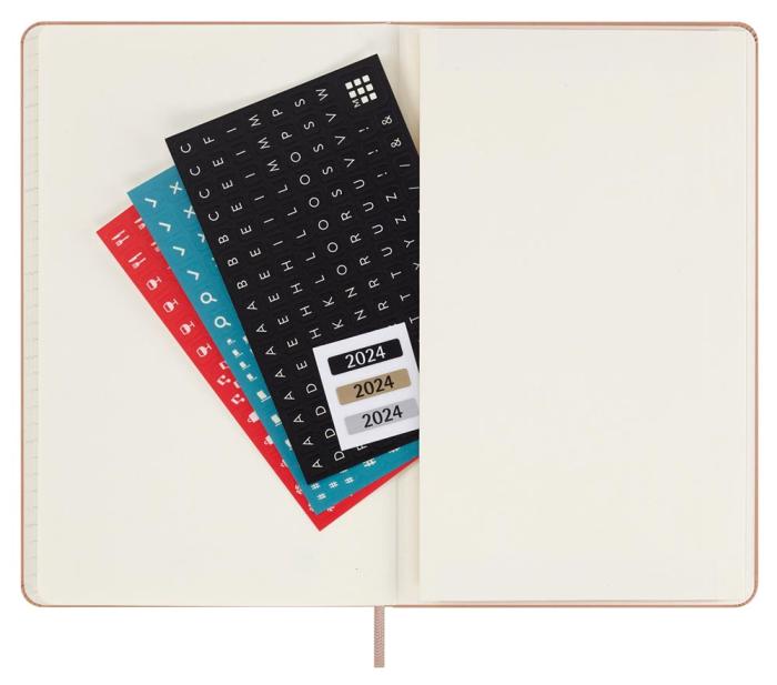 Moleskine Weekly Notebook Brown hard Large 2024 