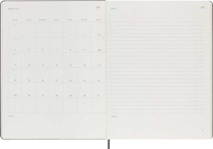 Moleskine M+ Plan Pro XL Black 2024