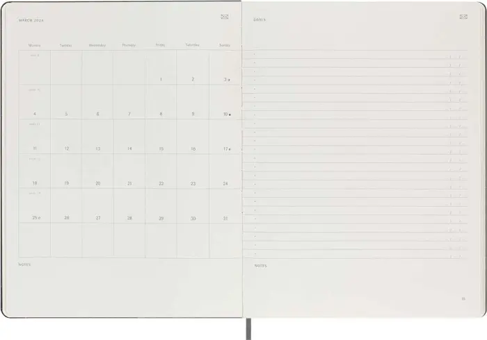 Moleskine M+ Plan Pro XL Black 2024