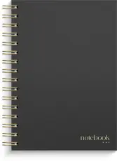Notebook dotted A5 Black 