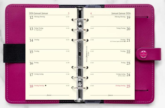 Filofax dagbok Personal V/S 2026