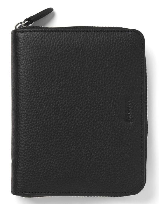 Filofax Norfolk Systemkalender Pocket Compact Zip Black