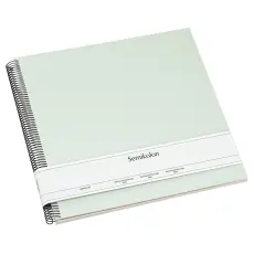 Semikolon Spiral Album Large cream Moss