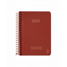 KOZO Kalender 2025 A6 Vecka Per Uppslag Bric