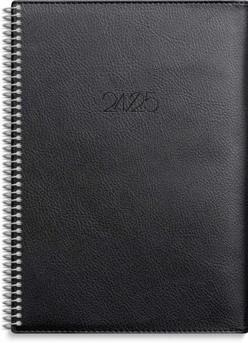Kalender Study A5 Twist svart 2024-2025