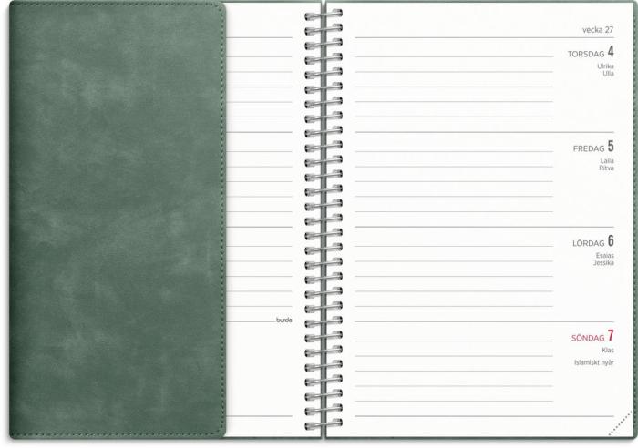 Kalender Senator A6 Twist blå 2024-2025