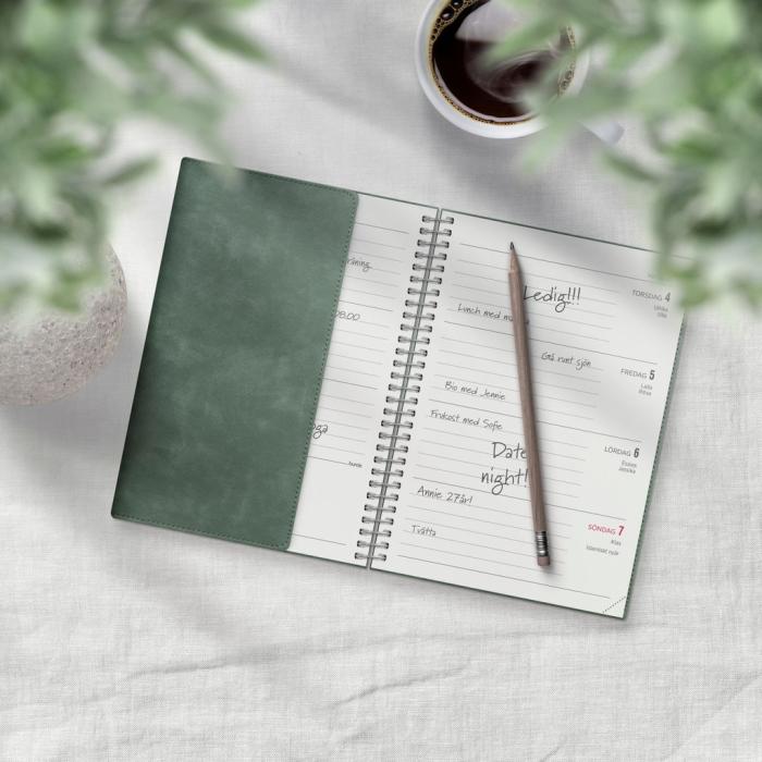 Kalender Senator A6 Twist blå 2024-2025