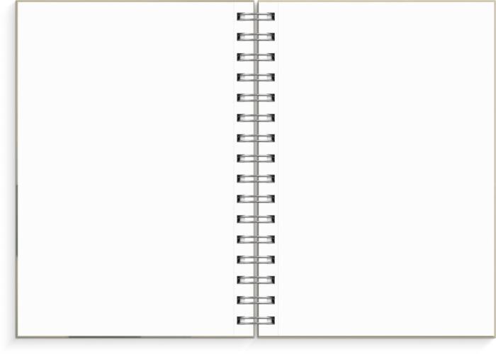 Notebook blank A5 Serene 