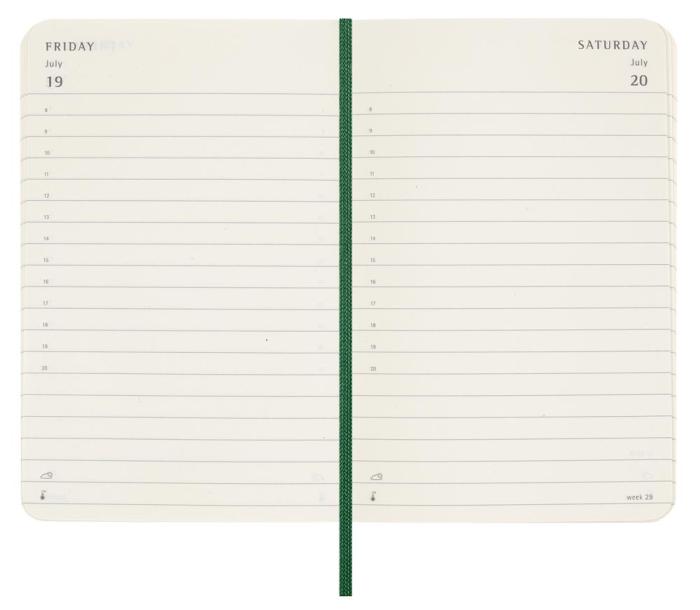 Moleskine Daily Myrtle Green Soft pocket 2024