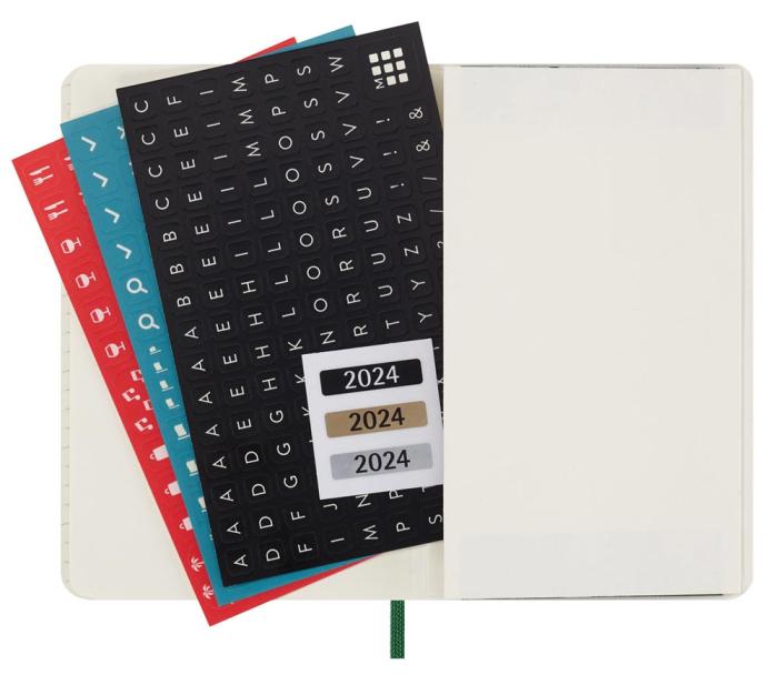 Moleskine Weekly Notebook Red soft pocket 2024