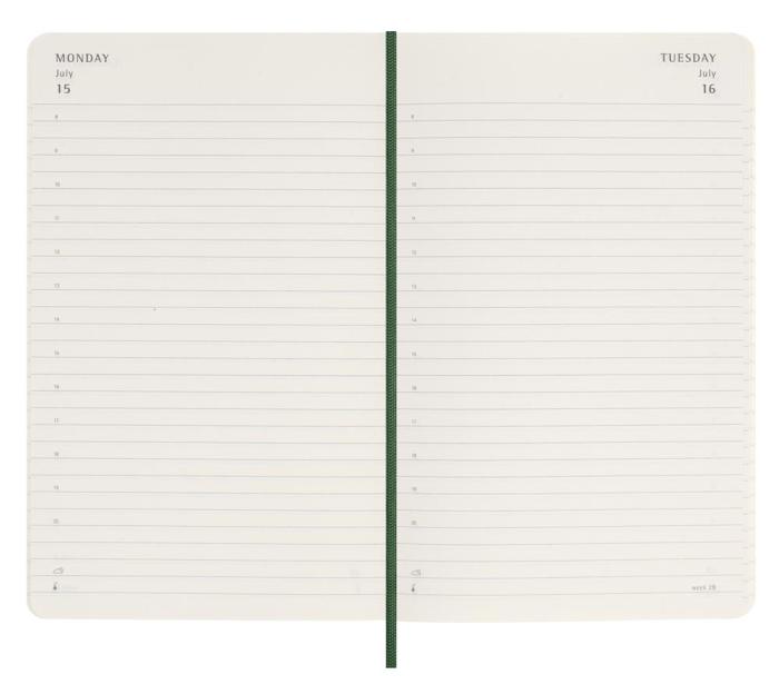 Moleskine Daily Myrtle Green Soft Large 2024