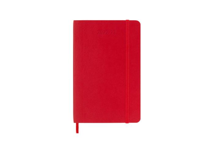 Moleskine Veckokalender Pocket soft 22/23 Röd