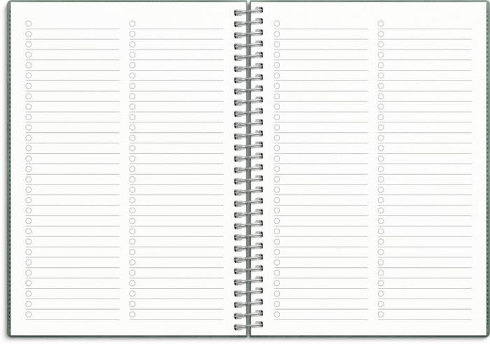 Kalender Senator A6 Twist blå 2024-2025