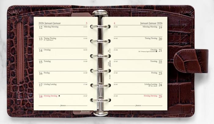 Filofax Dagbok Pocket V/S 2026