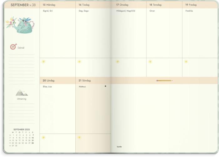 Kalender 2025 Life Planner Dream & Do