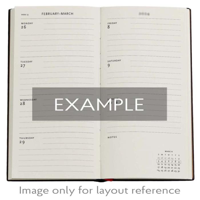 Kalender Paperblanks Van Gogh´s Irises Horizontal Slim 2025