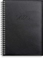 Kalender Senator A6 Twist svart 2024-2025