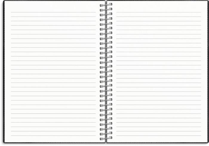 Kalender Senator A6 Twist svart 2024-2025