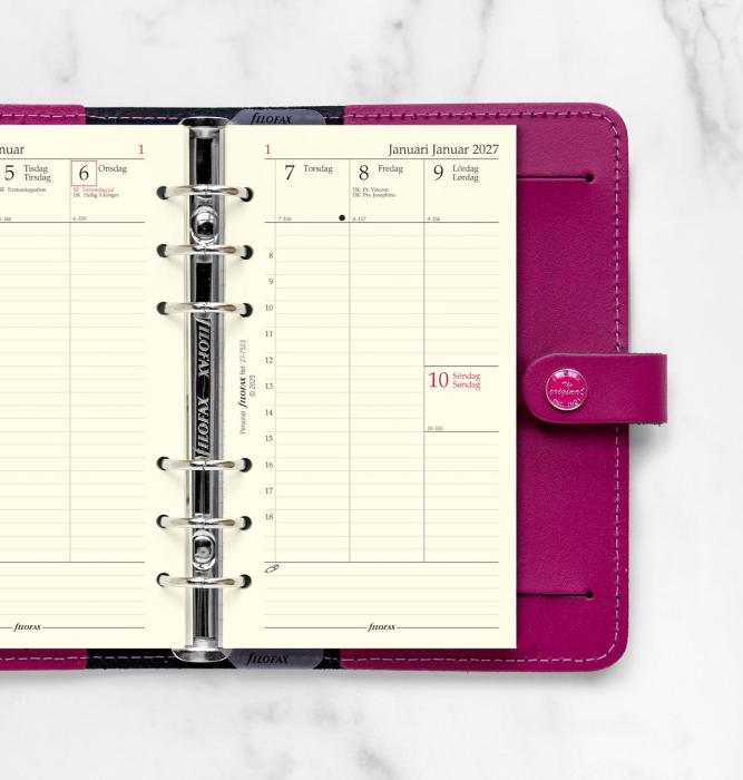 Filofax Dagbok Personal Vertikal V/U 2027