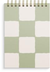 Notebook lined A6 Checkered 