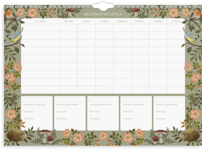 Belöningstavla Sagoskog