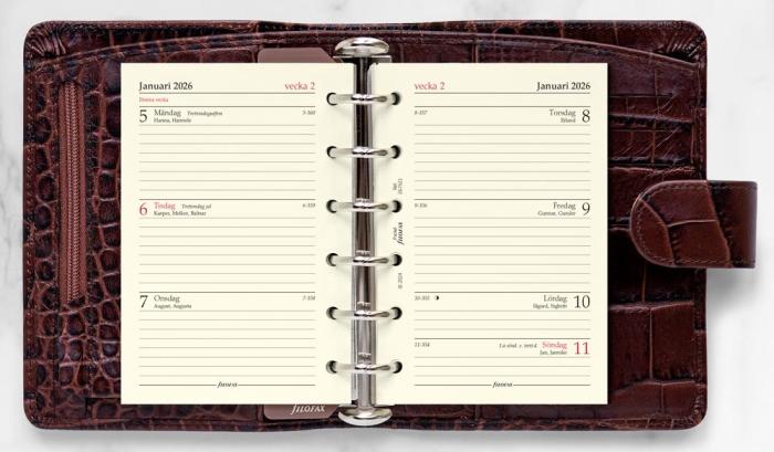 Filofax Dagbok Pocket 2026 V/U SWE