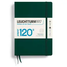 Leuchtturm Notebook A5 120g Ruled Forest Green