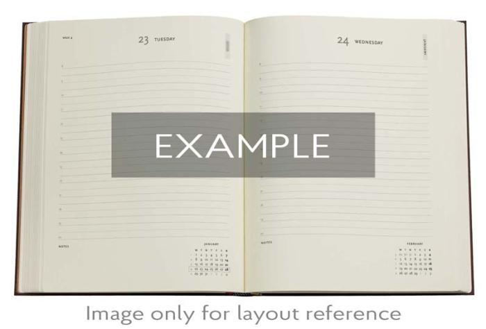Paperblanks 2025 Diamond Jubilee Midi Daily Planner - One Day Per Page, Elastic Closure, 80 GSM Paper