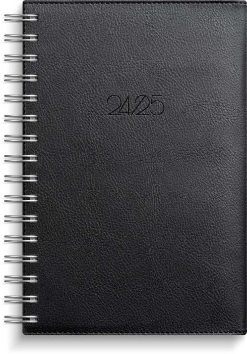 Kalender Dagbok Twist svart 2024-2025