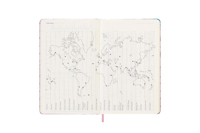 Moleskine Veckokalender L Sakura Hard 2022-2023
