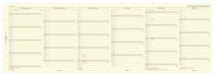 Årsplan Filofax personal 2027