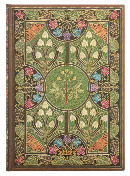 Kalender Paperblanks Poetry in Bloom Midi Verso 2025