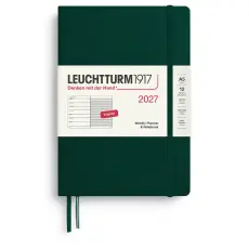 Kalender Leuchtturm1917 A5 vecka/notes Forest Green 2027