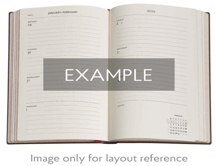 Kalender Paperblanks Porto Horizontal Maxi 2025