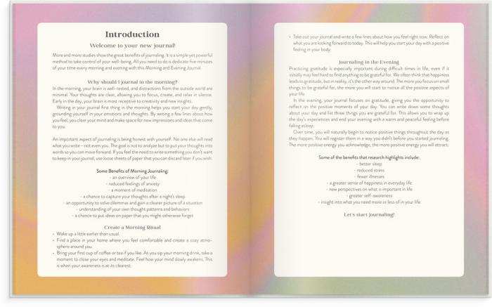 Morning & Evening Journal 