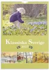 V&auml;ggkalender Klassiska Sverige 2027