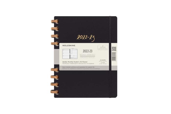 Spiral Academic Planner 22/23 XL Black