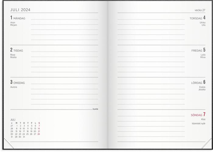 Kalender Senator A6 Vega 2024-2025