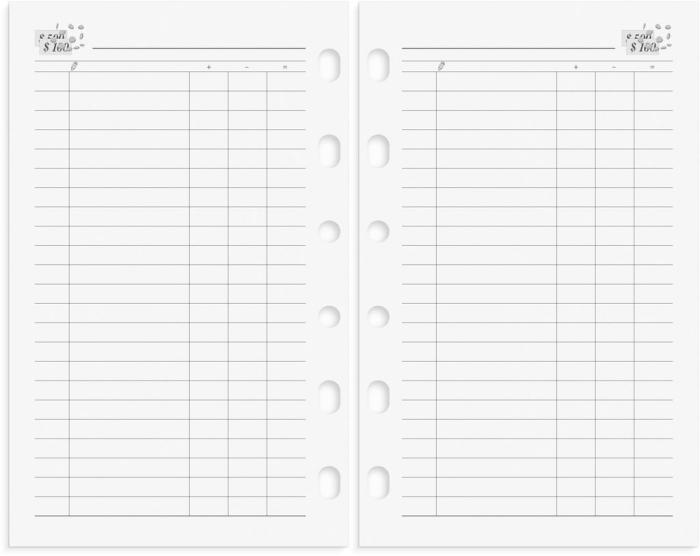 Compact Systemkalender svart konstläder 2023