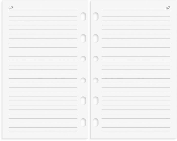 Compact Systemkalender svart konstläder 2023