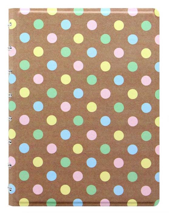 Filofax Filofax A5 Notebook Linjerad Patterns Pastel Spots - Kalenderkungen.se
